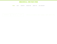 Tablet Screenshot of iredellmuseums.org